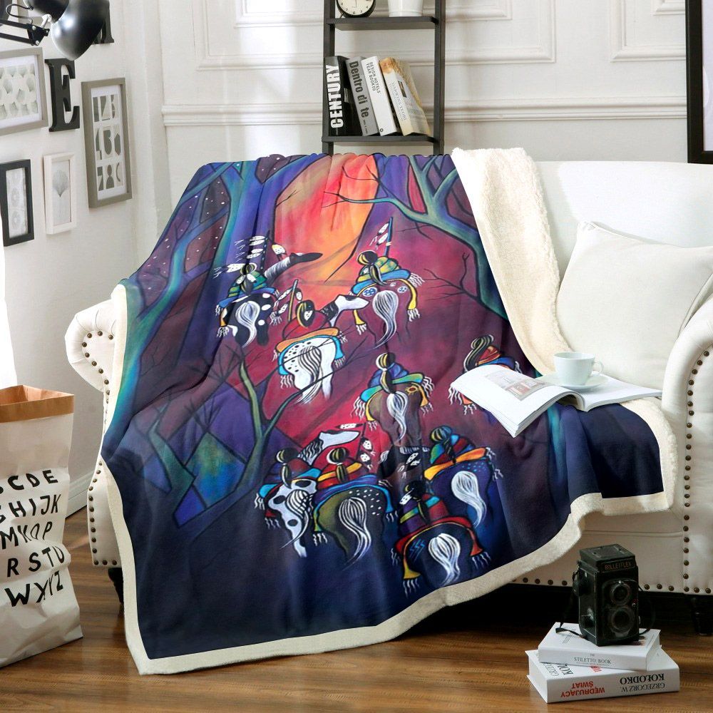 Native American Sherpa Fleece