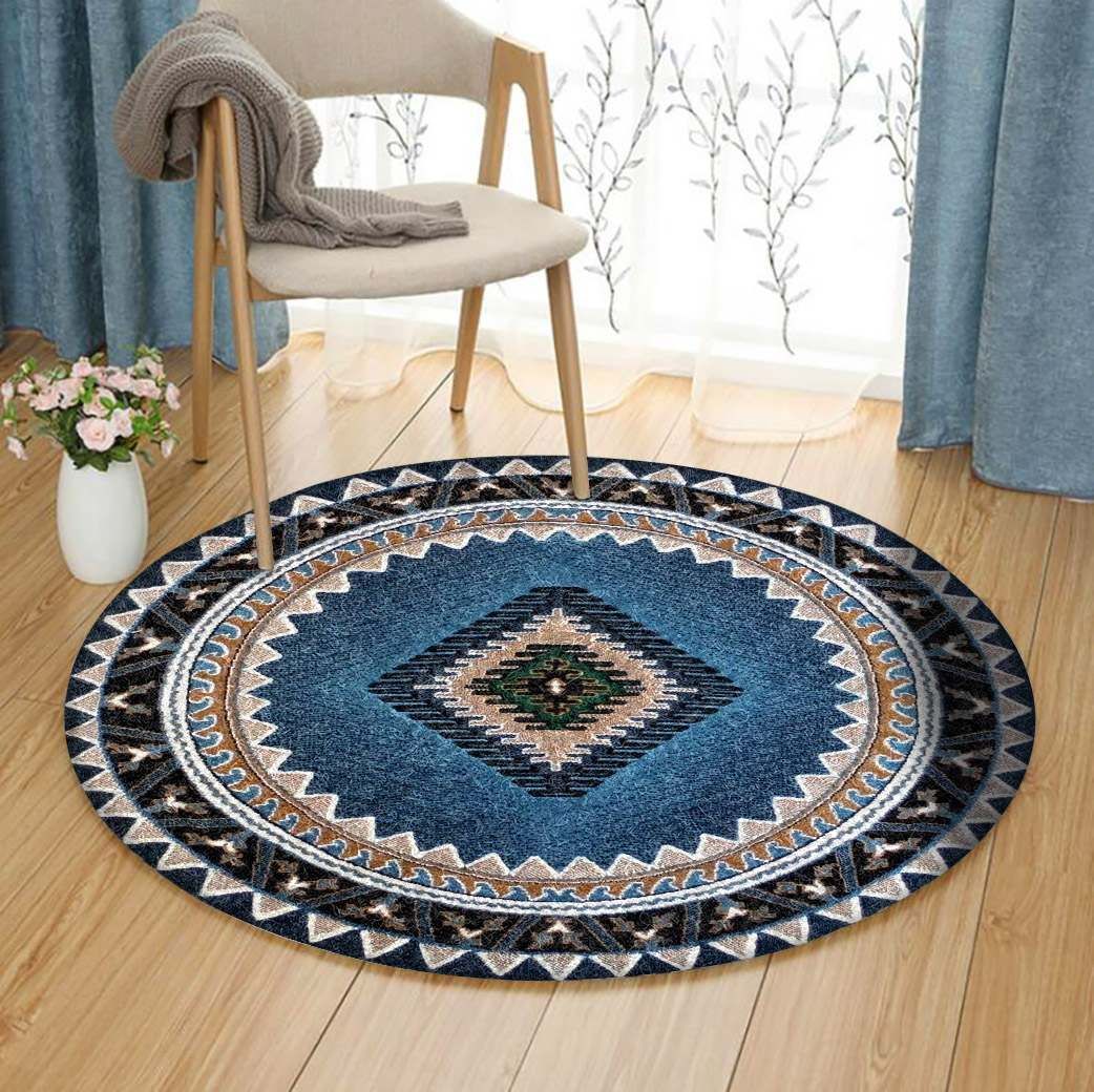 Native American Round Carpet