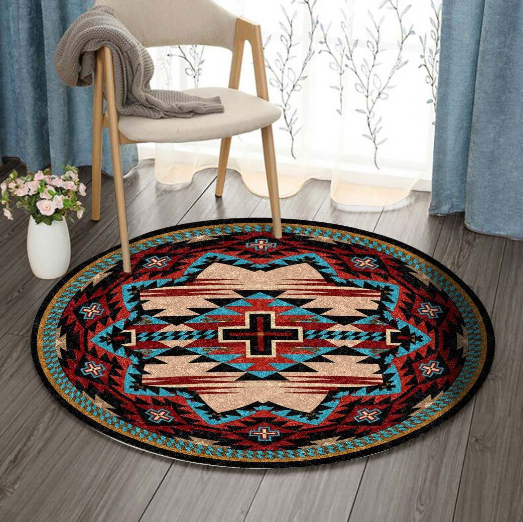 Native American Round Carpet