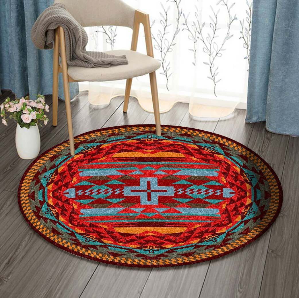 Native American Round Carpet