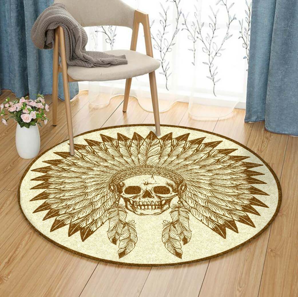 Native American Round Carpet