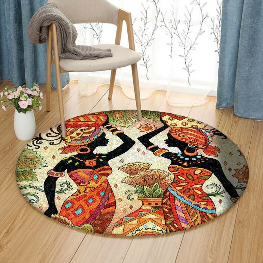 Native American Round Carpet