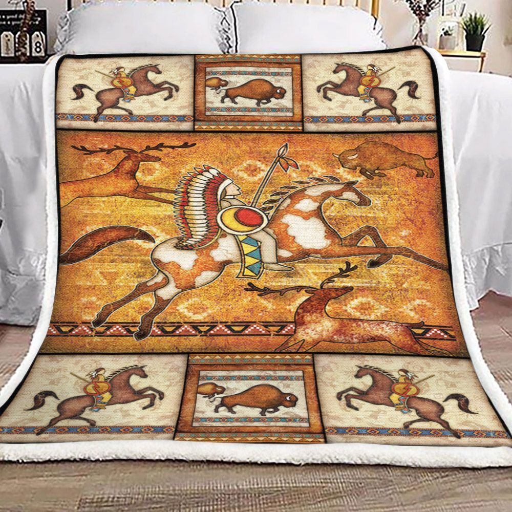 Native American Sherpa Fleece