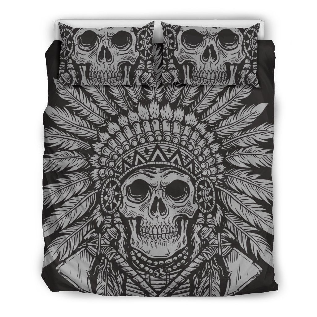 Native American Indian Skull Bedding Set