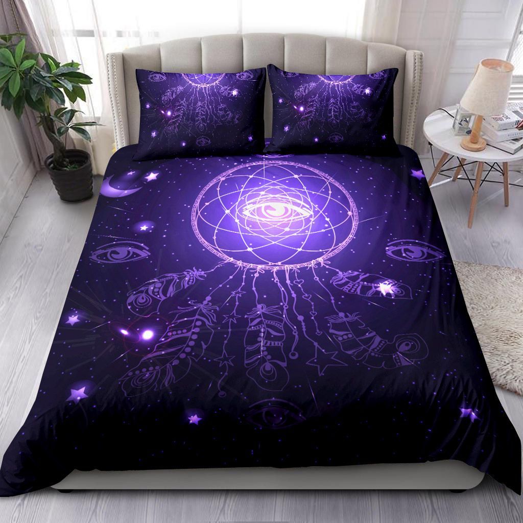 Native American Indian Talisman Dreamcatcher With Eye Bedding Set