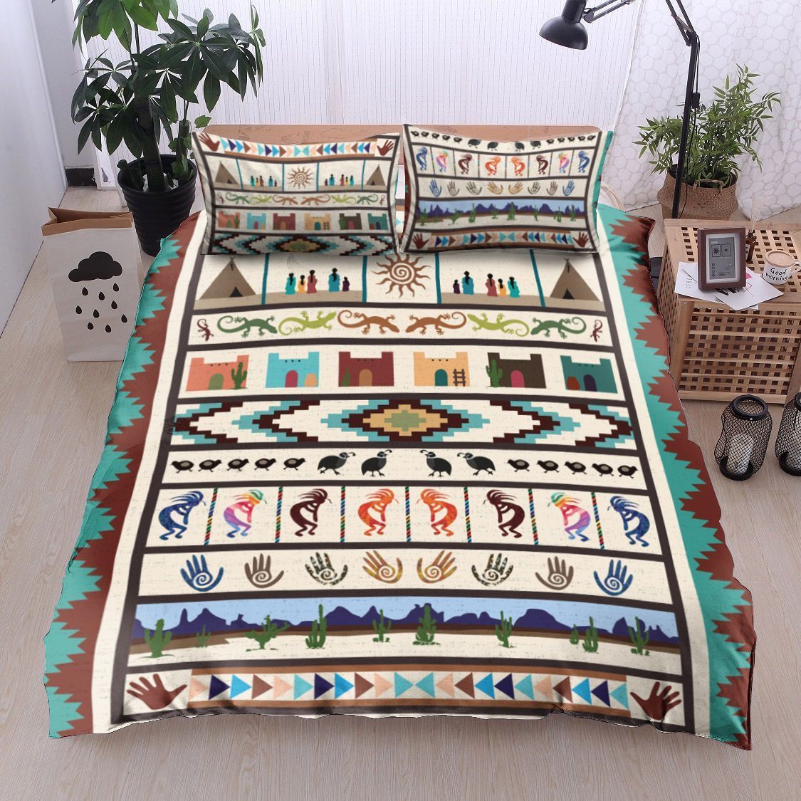 Native American Kokopelli Bedding Set