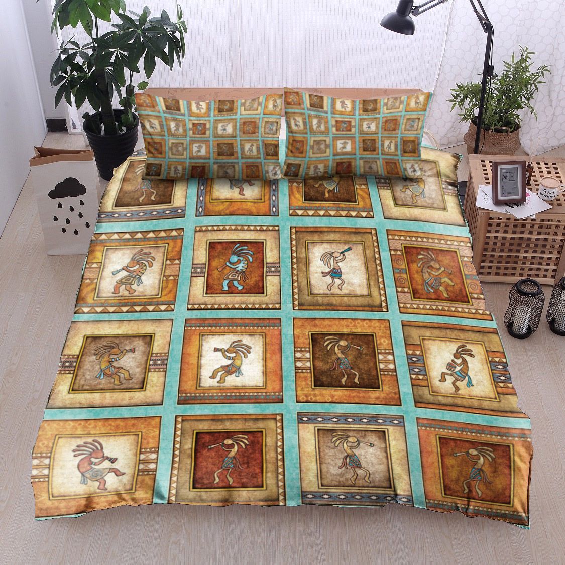 Native American Kokopelli Bedding Set