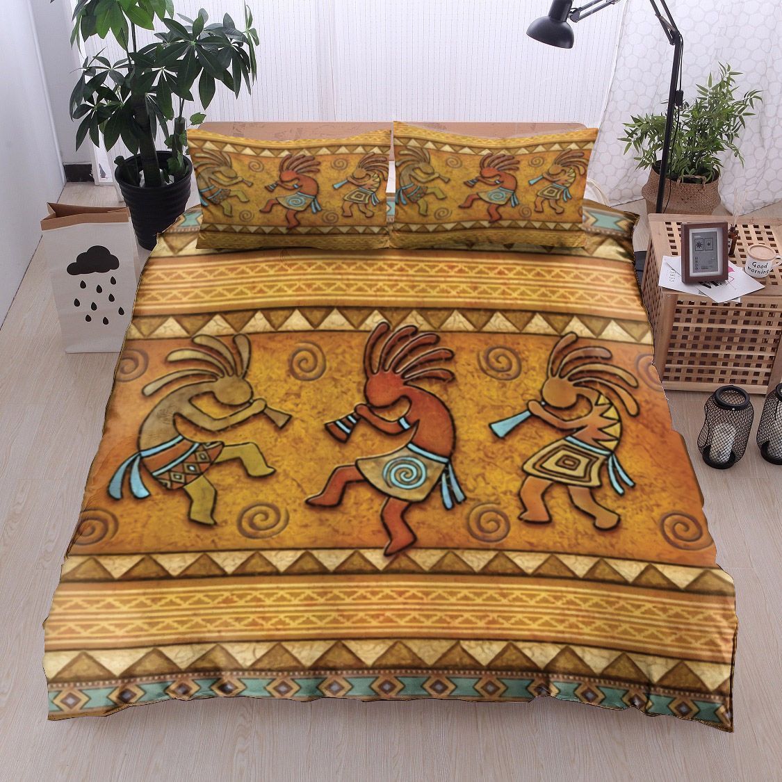 Native American Kokopelli Bedding Set