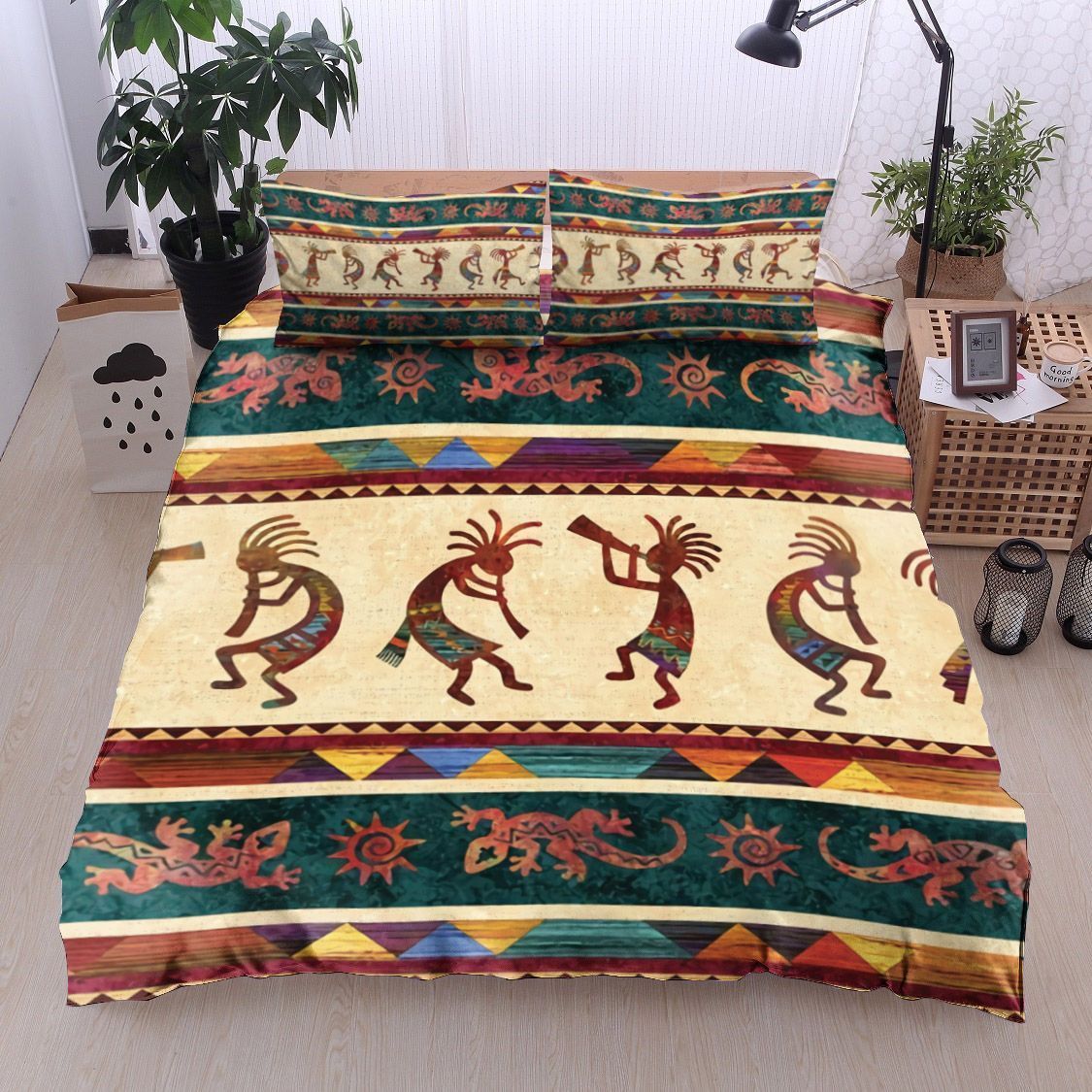 Native American Kokopelli Bedding Set
