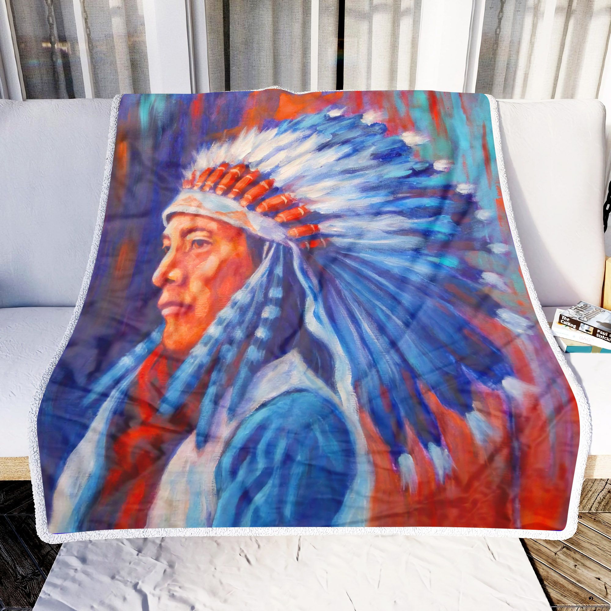Native American Fleece Blanket