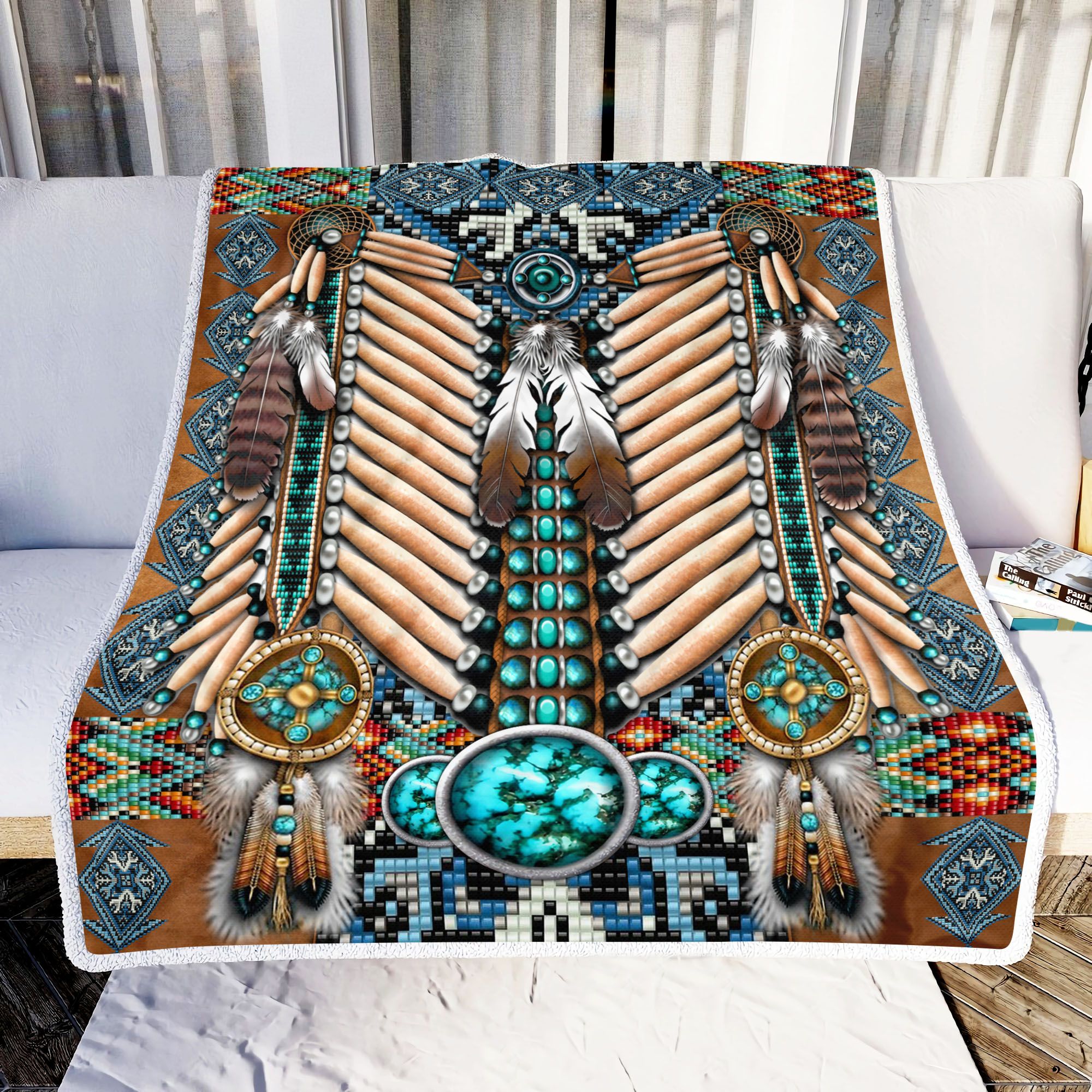 Native American Fleece Blanket