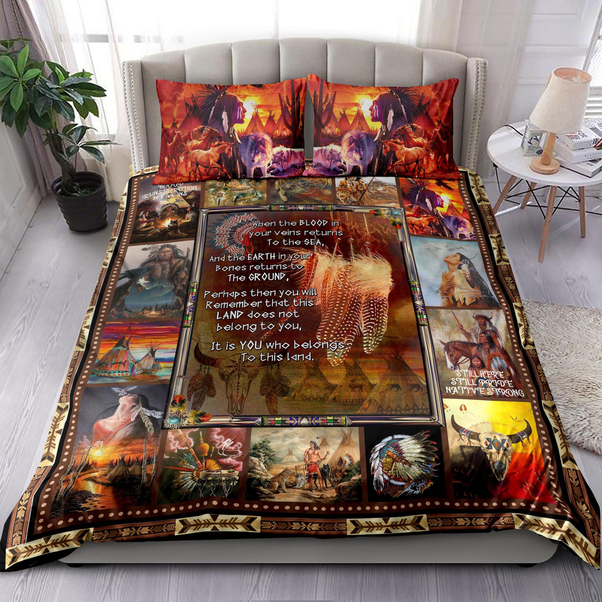 Native American Bedding Set
