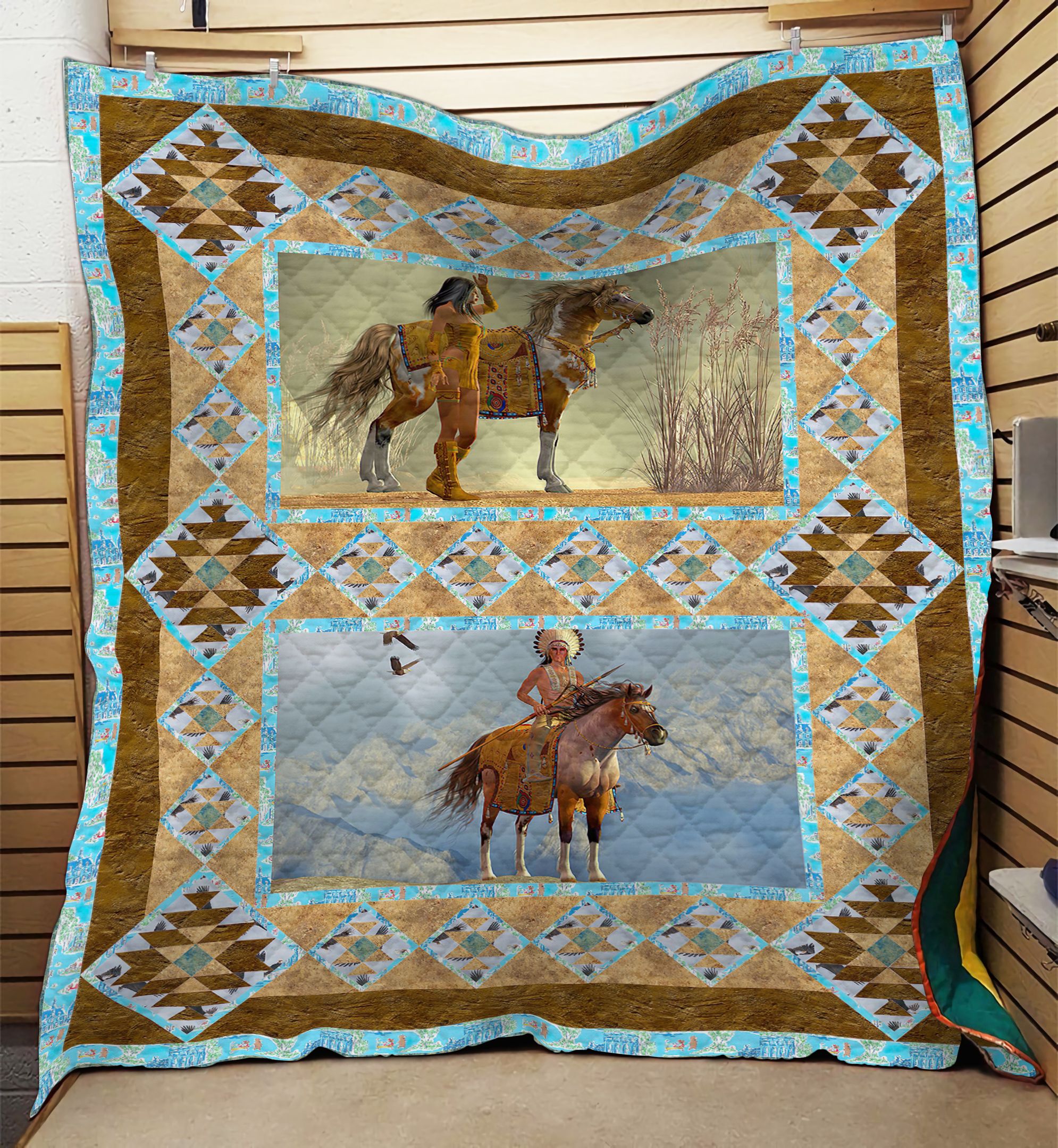 Native American NI1809034MT Quilt Blanket