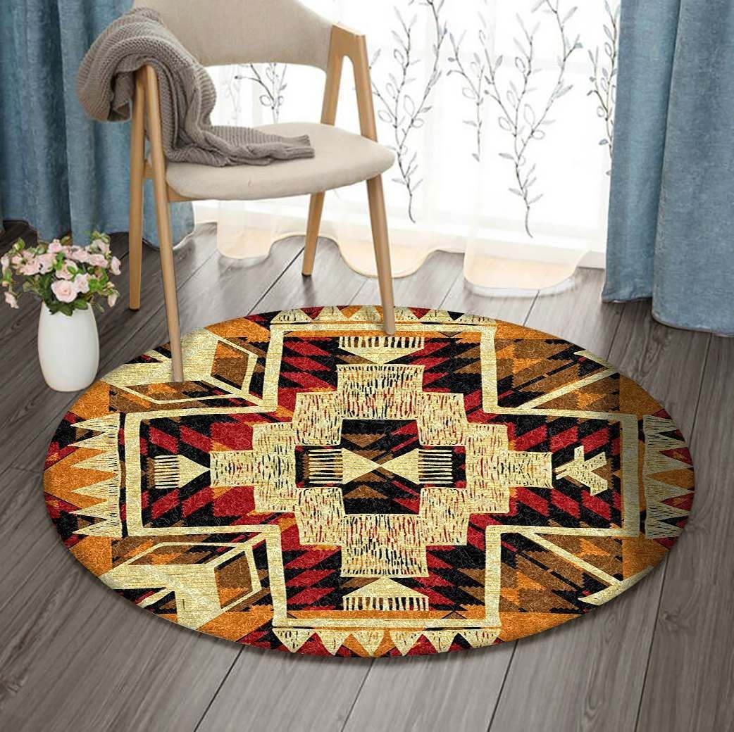 Native American Round Carpet