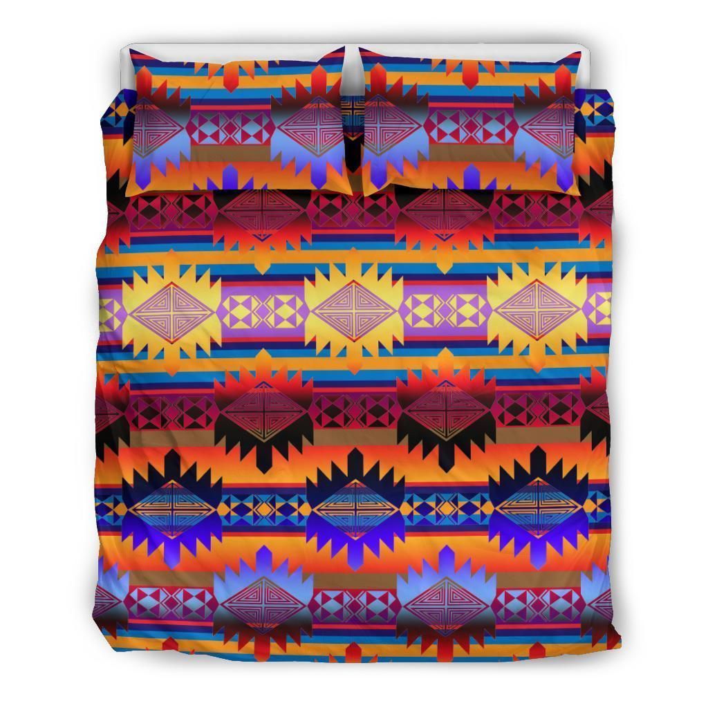 Native American Okotoks Mountains Bedding Set