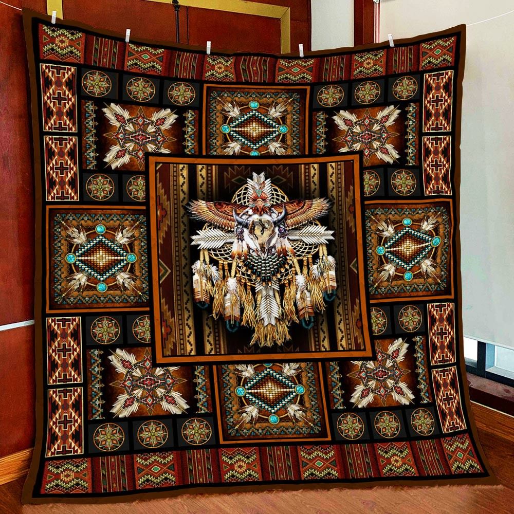 Native American Pattern DD2209120CL Quilt Blanket