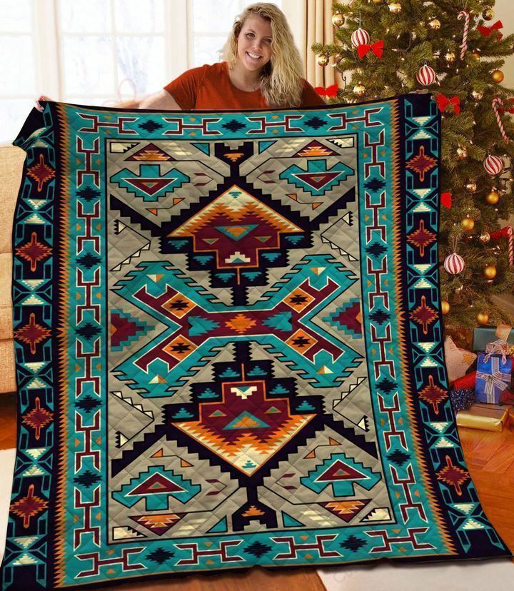 Native American Pattern GS-CL-DD0808 Quilt Blanket