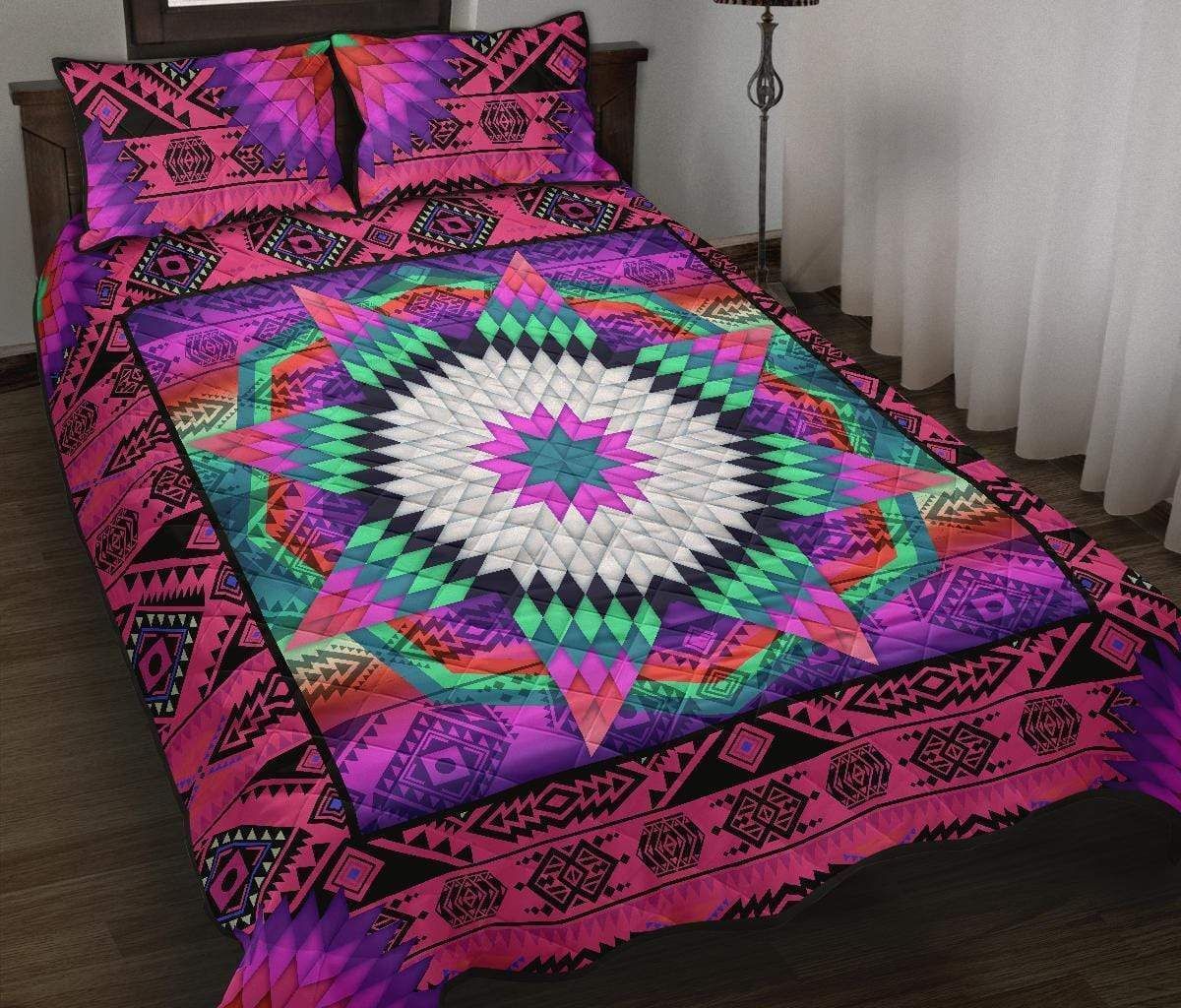 Native American Pinkberry Star Bedding Set
