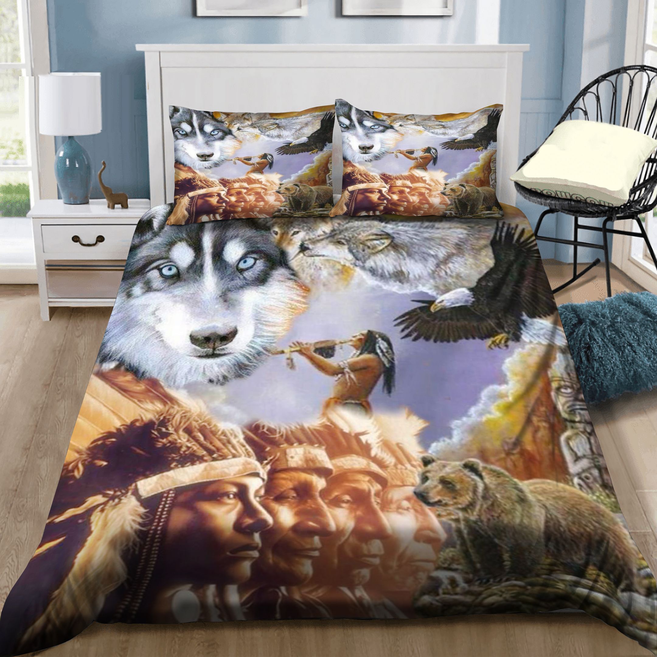 Native American Spirits Bedding Set