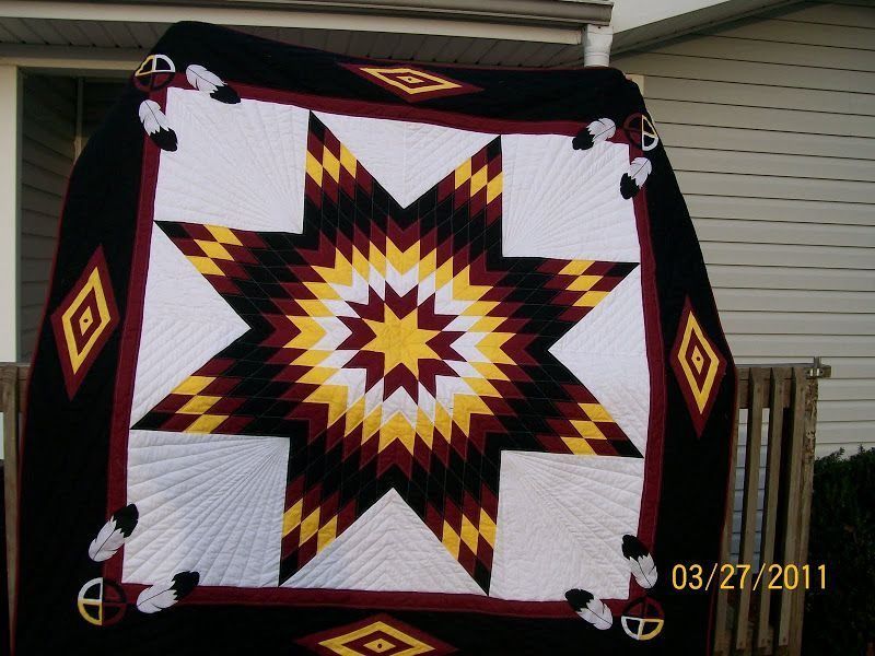 Native American Star CLM1910100Q Quilt Blanket