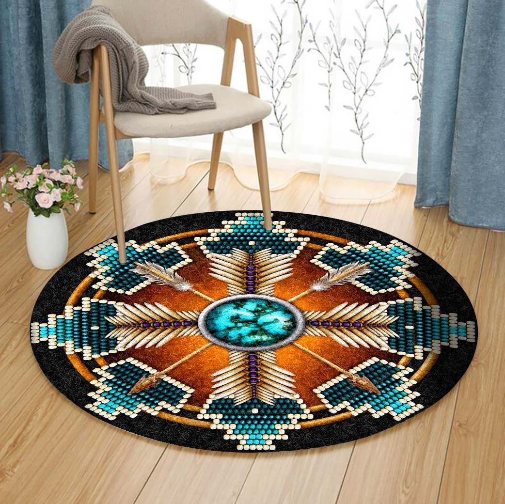 Native American Round Carpet