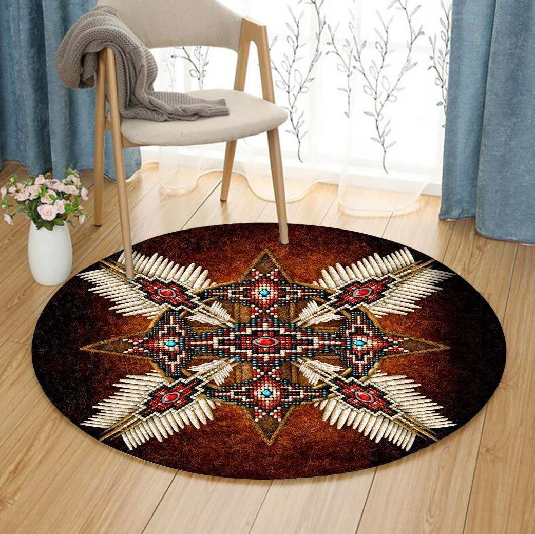 Native American Round Carpet