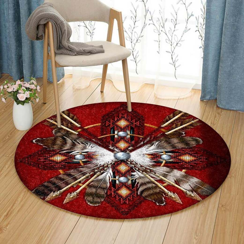 Native American Round Carpet