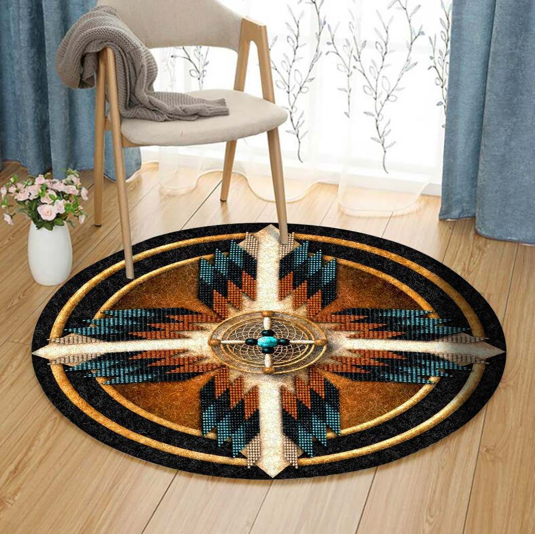 Native American Round Carpet