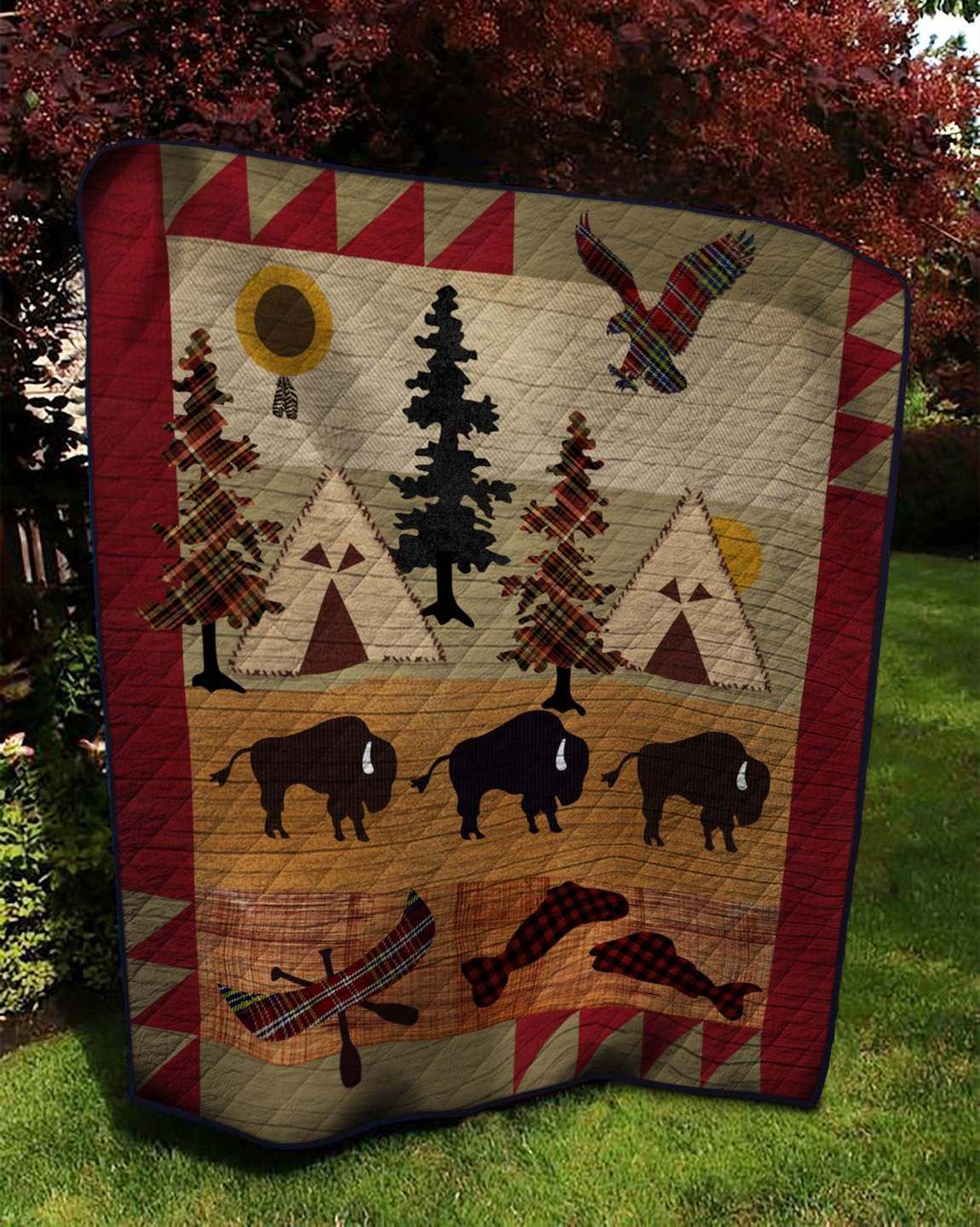 Native American TN180517 Quilt Blanket