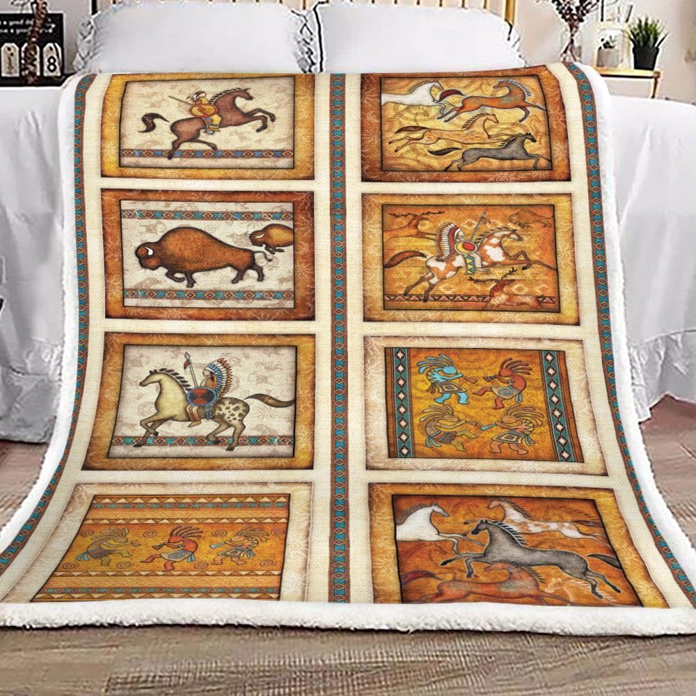 Native American Sherpa Fleece