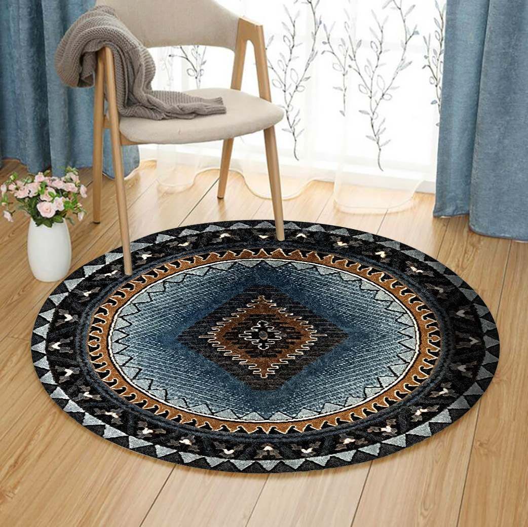 Native American Round Carpet