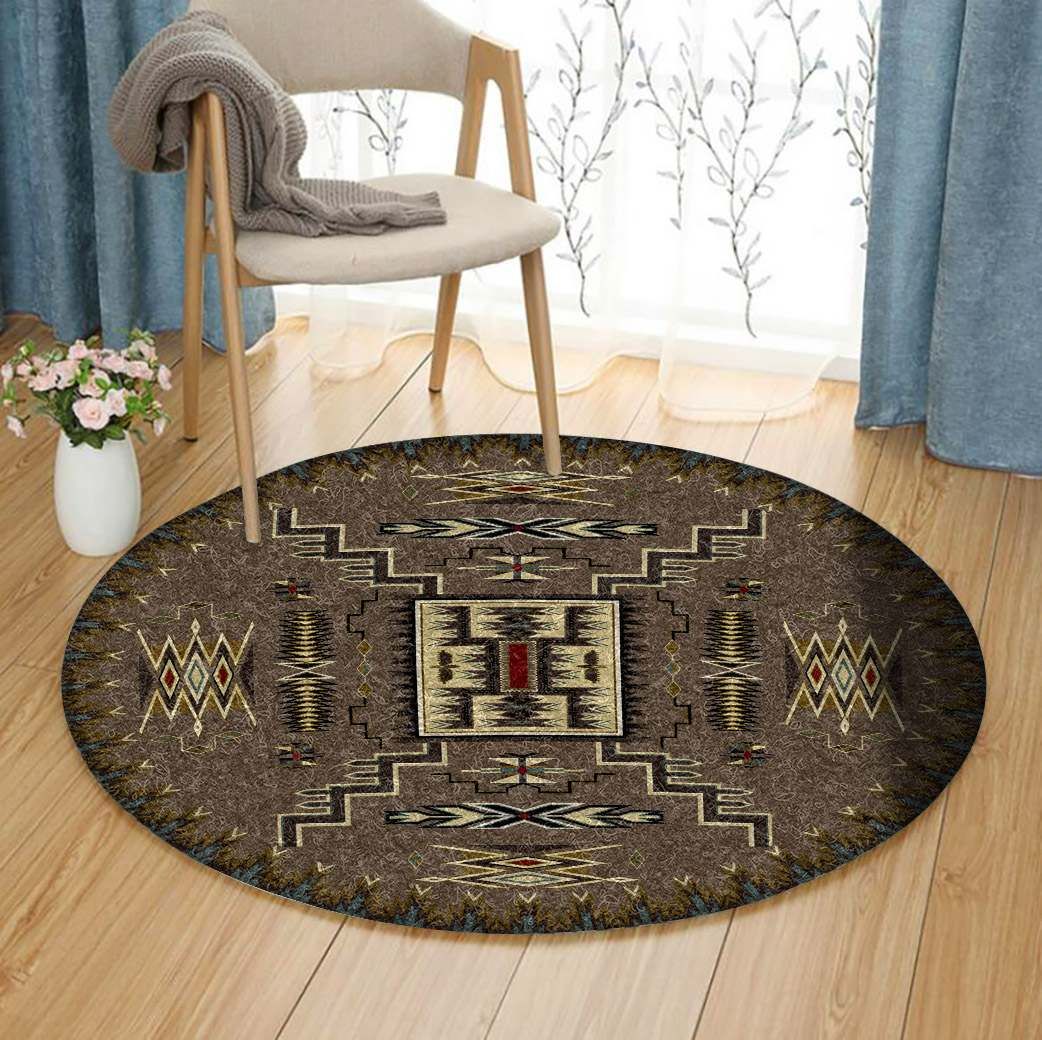 Native American Round Carpet