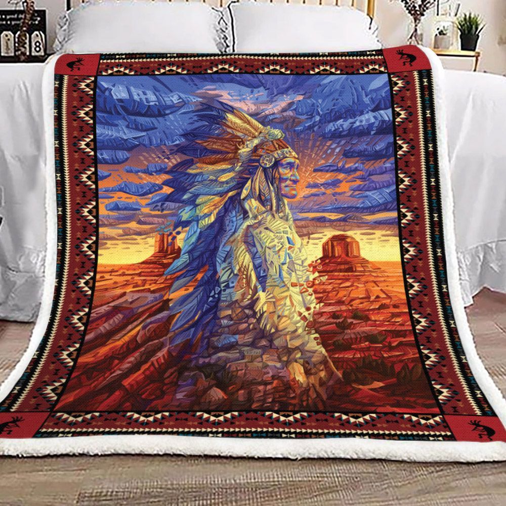 Native American Sherpa Fleece