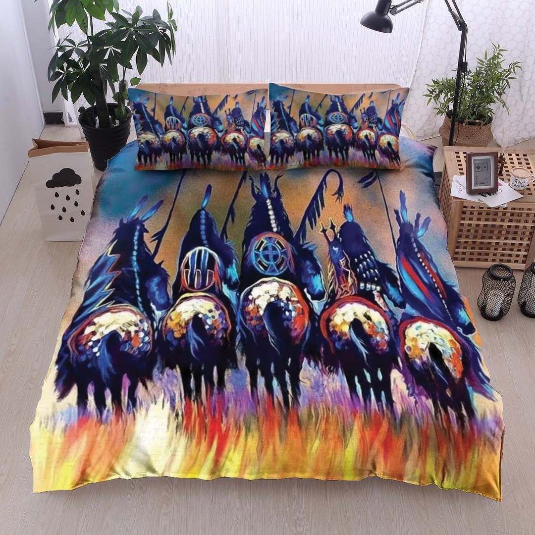 Native American Warrior Bedding Set