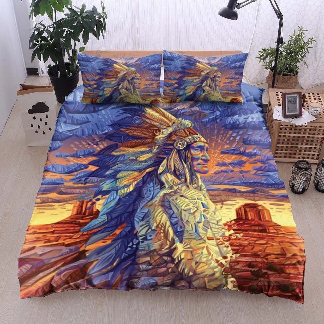 Native American Warrior Bedding Set