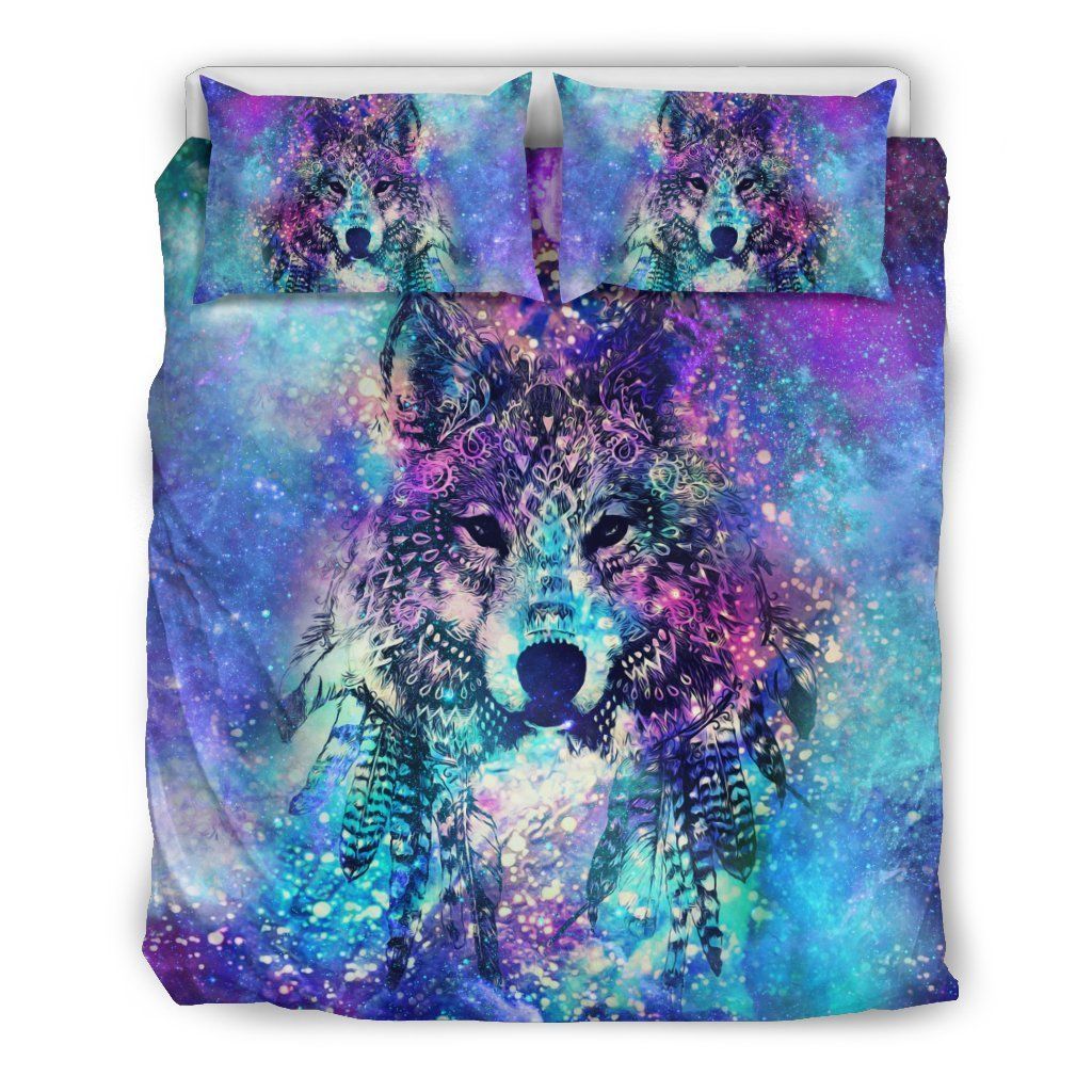 Native American Wolf Viking Bedding Set