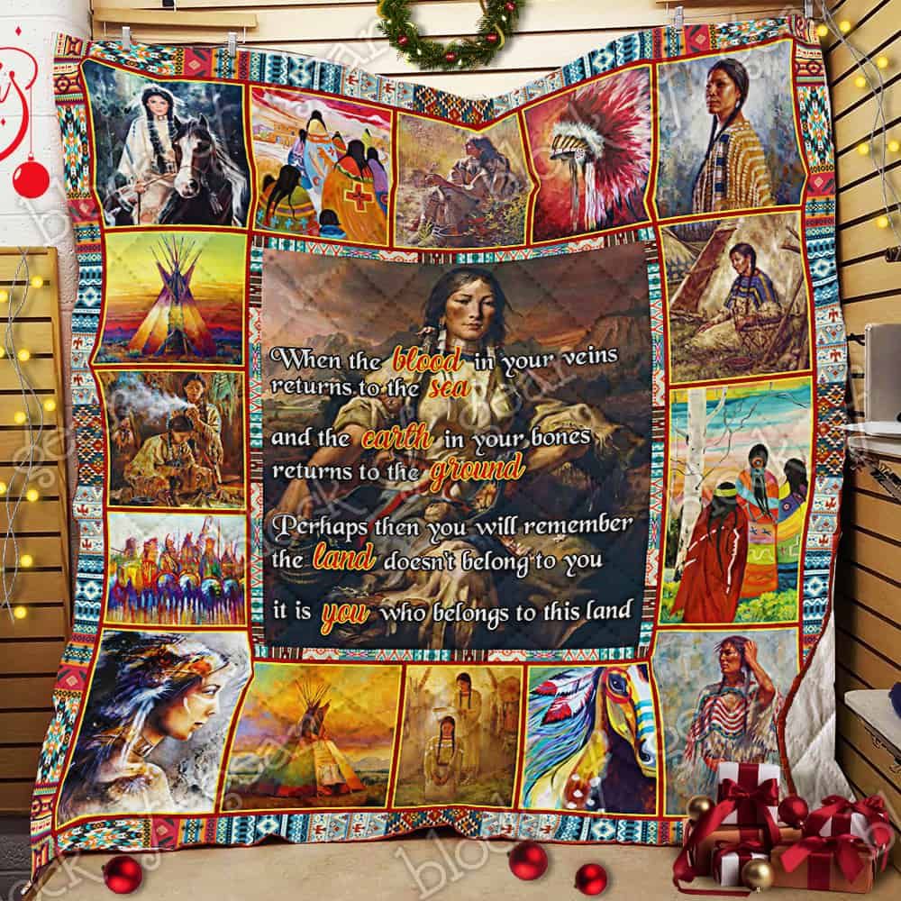 Native American Women CL14100348MDQ Quilt Blanket