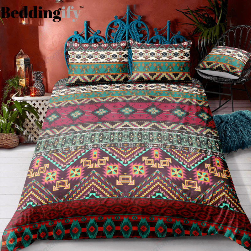 Native Aztec Vintage Printed Bedding Set