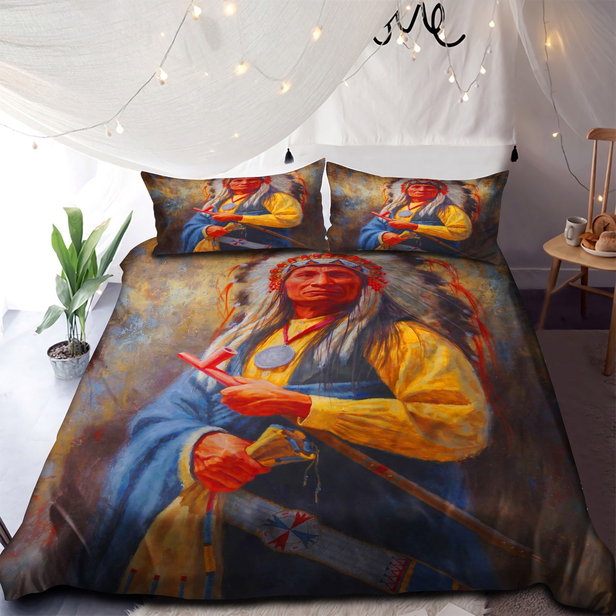 Native Chief Bedding Set