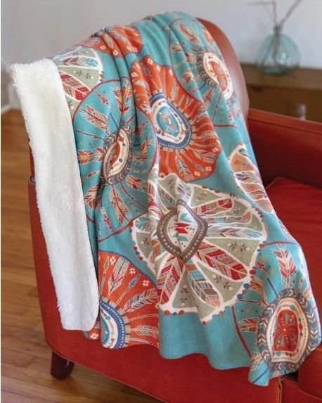 Native Circle Sherpa Fleece