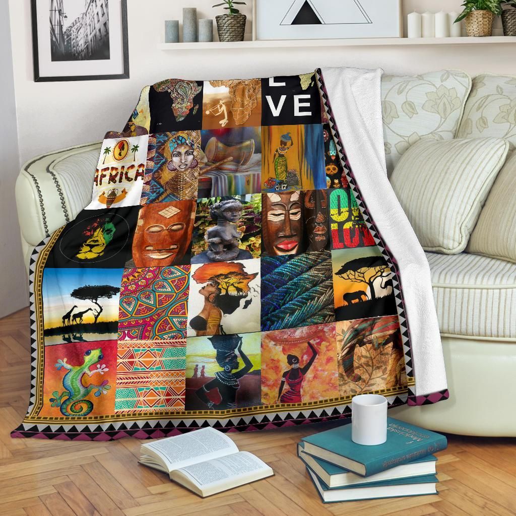 Native Sherpa Fleece Blanket