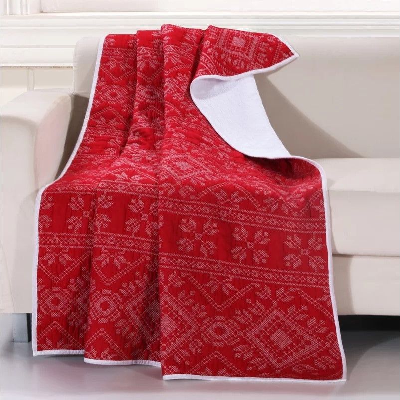 Native Sherpa Fleece Blanket