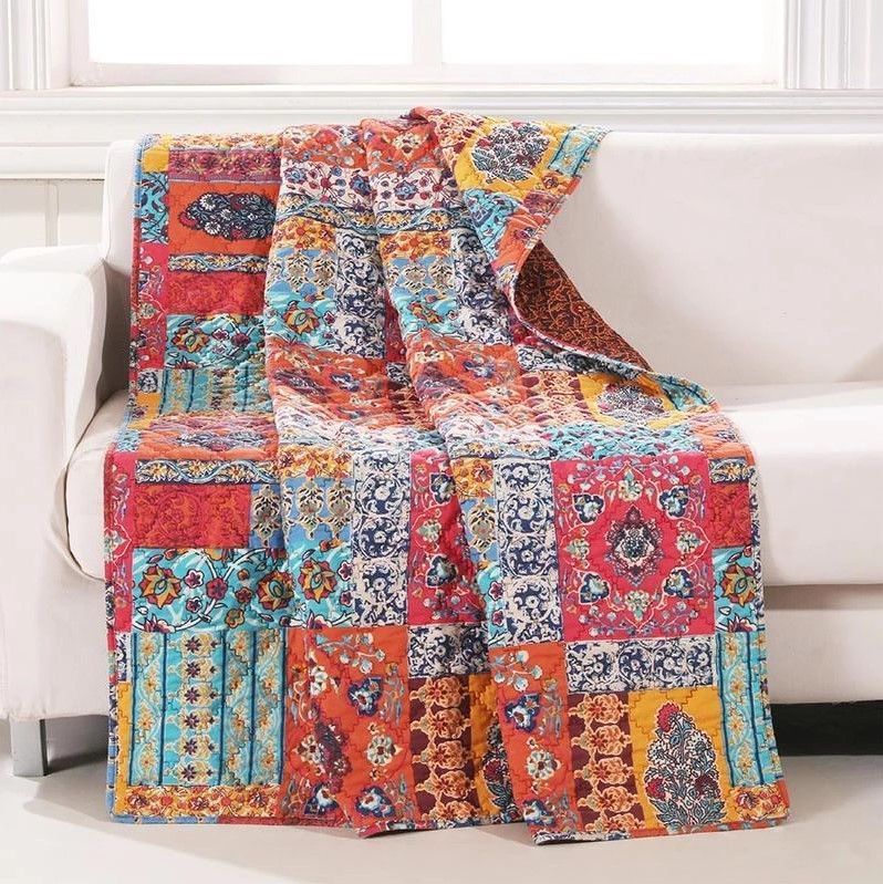 Native Sherpa Fleece Blanket