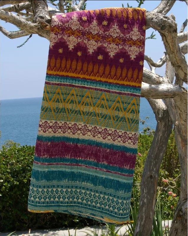 Native Sherpa Fleece Blanket