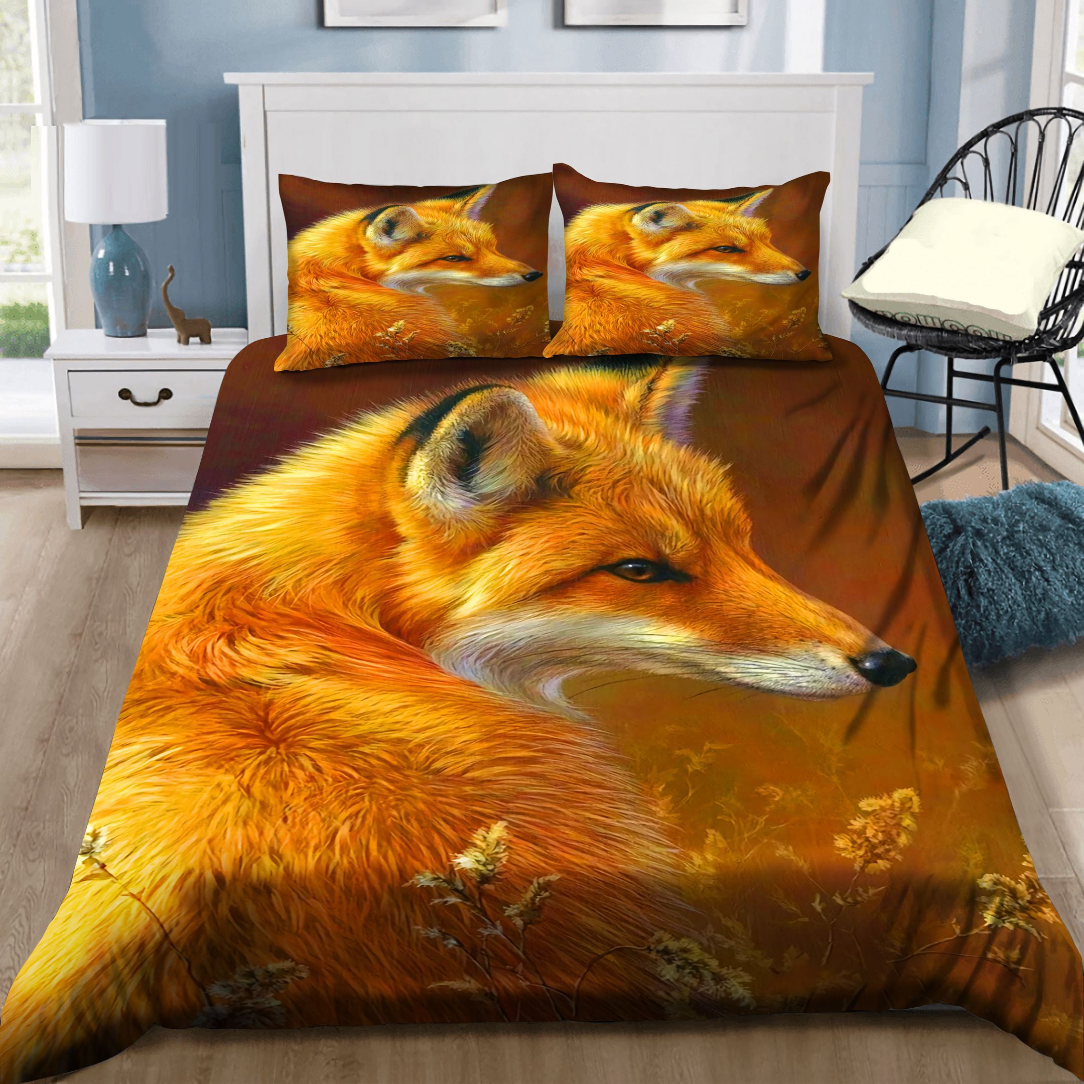 Native Fox Bedding Set