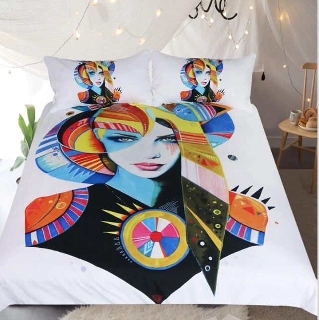 Native Girl Bedding Set