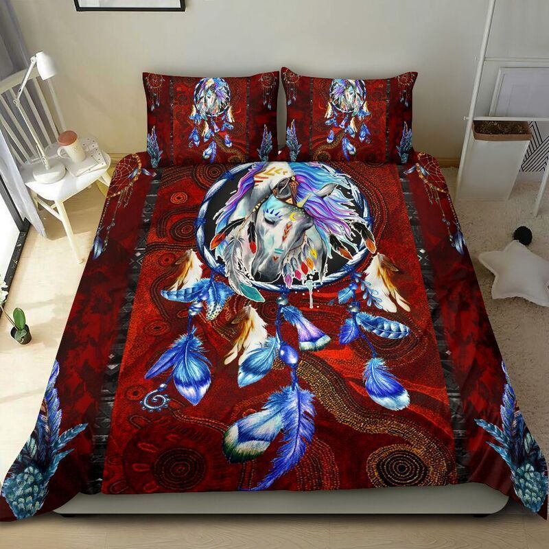 Native Horse American Dreamcatcher Bedding Set
