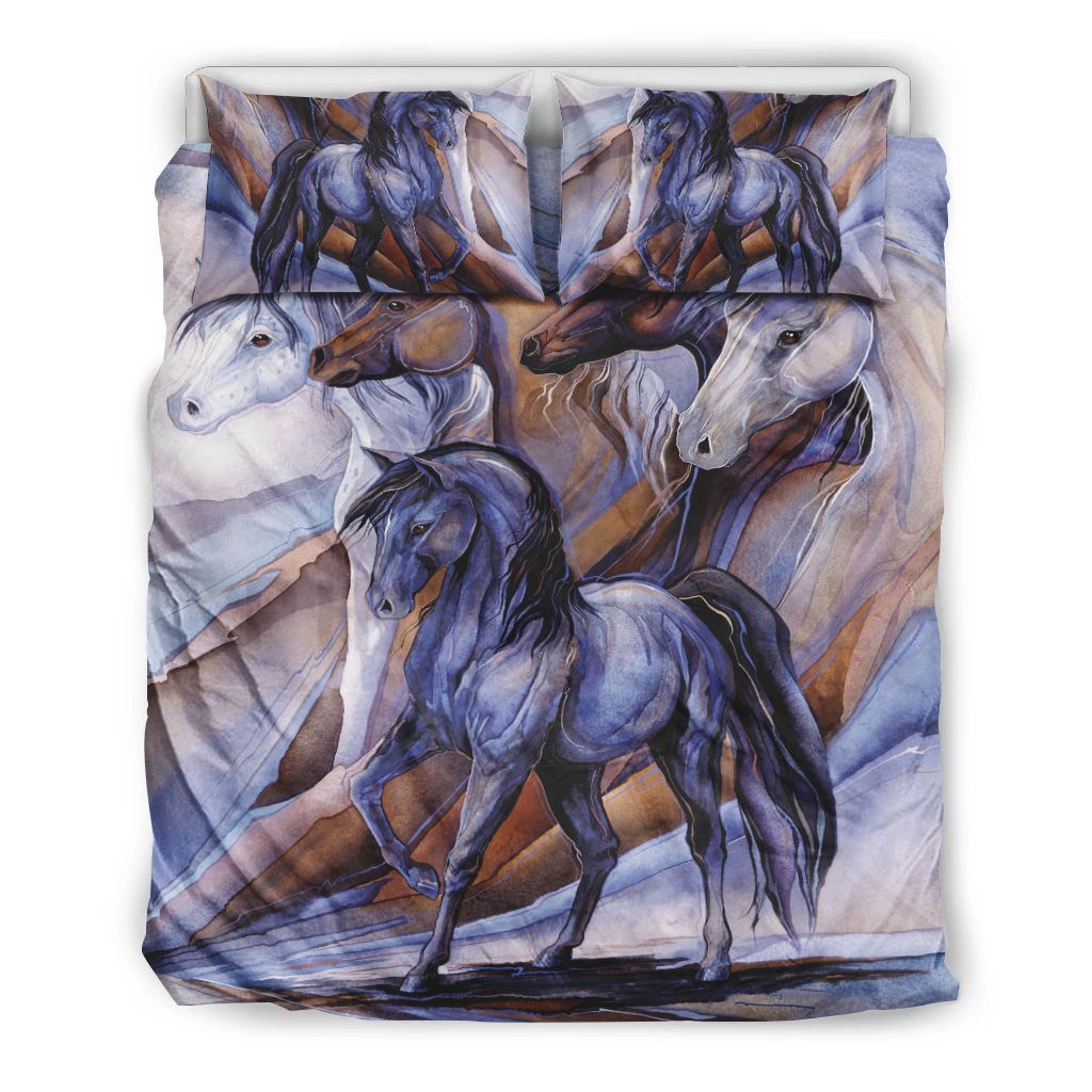 Native Horse Art Bedding Set