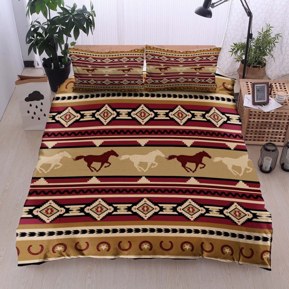 Native Horse Bedding Set