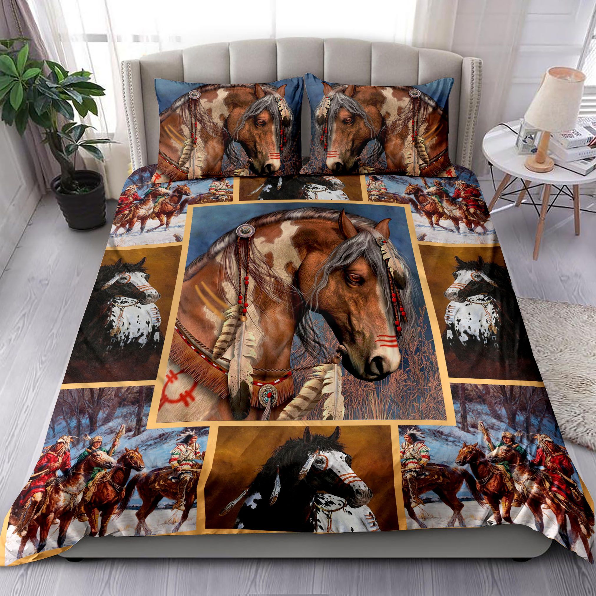 Native Horse Bedding Set